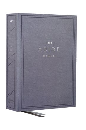 The NET, Abide Bible, Cloth over Board, Blue, Comfort Print: Holy Bible