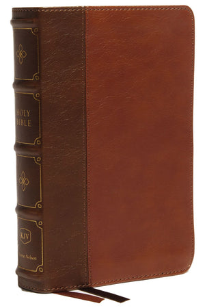 KJV Holy Bible: Compact, Brown Leathersoft, Comfort Print: King James Version (Maclaren Series) *Like New*