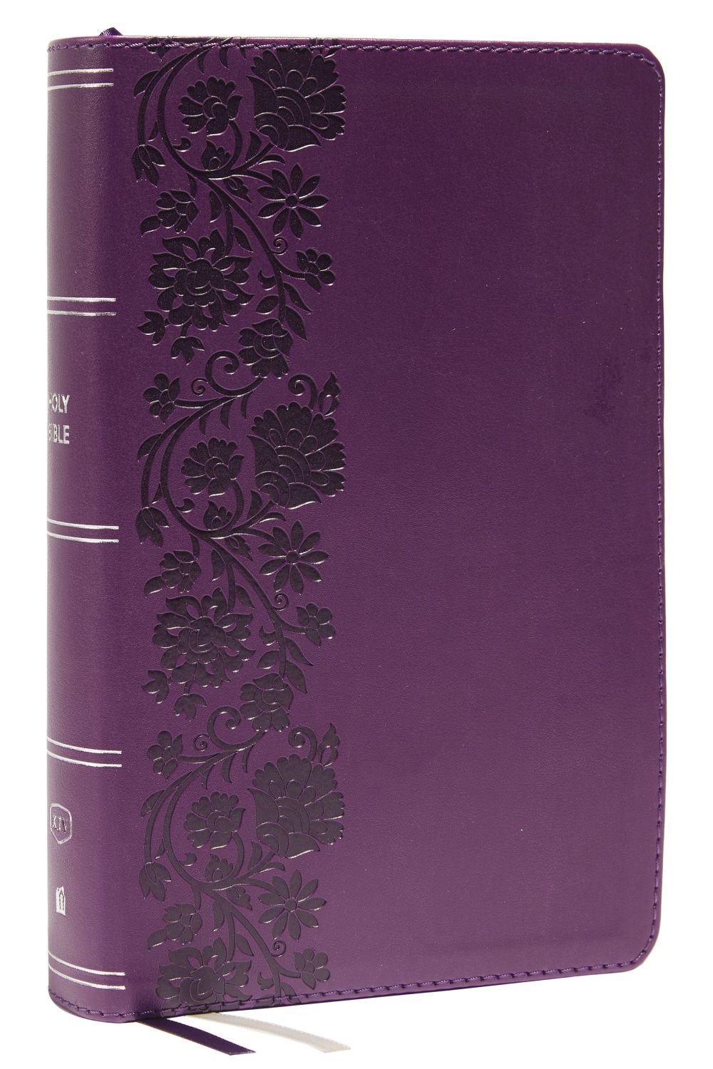 KJV Holy Bible: Large Print Single-Column with 43,000 End-of-Verse Cross References, Purple Leathersoft, Personal Size, Red Letter, Comfort Print: King James Version *Very Good*