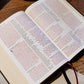 NKJV, Giant Print Center-Column Reference Bible, Verse Art Cover Collection, Genuine Leather, Brown, Thumb Indexed, Red Letter, Comfort Print: Holy Bible, New King James Version
