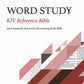 KJV, Word Study Reference Bible, Hardcover, Red Letter, Comfort Print: 2,000 Keywords that Unlock the Meaning of the Bible