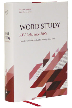 KJV, Word Study Reference Bible, Hardcover, Red Letter, Comfort Print: 2,000 Keywords that Unlock the Meaning of the Bible *Very Good*