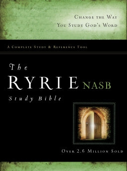 The Ryrie NAS Study Bible Hardcover Red Letter (Ryrie Study Bibles 2008) *Very Good*