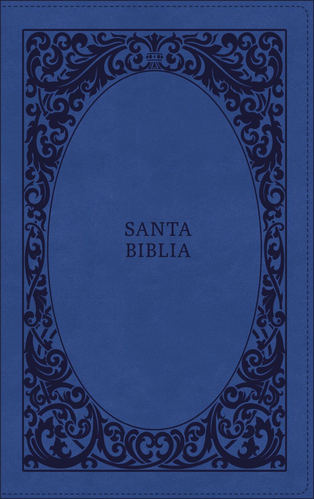 Biblia Reina-Valera 1960, Tierra Santa, Ultrafina letra grande, Leathersoft, Azul, con cierre (Spanish Edition)