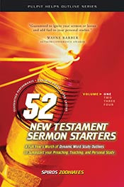52 New Testament Sermon Starters *Very Good*