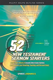 52 New Testament Sermon Starters Book Three (Volume 3) (Pulpit Helps Outline Series) *Very Good*
