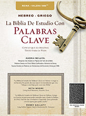 The Hebrew-Greek Key Word Study Bible Spanish Edition: Reina-Valera 1960 Edition Bonded Black *Like New*