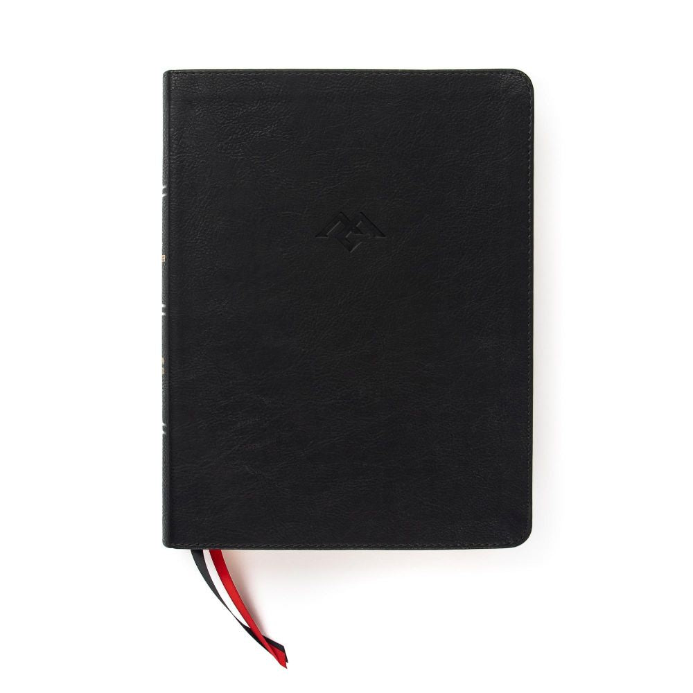 CSB Men of Character Bible, Black LeatherTouch, Black Letter, Presentation Page, Articles, Character Profiles, Easy-to-Read Bible Serif Type