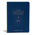 CSB Scripture Notebook, Joshua, Black Letter, Single-Column, Notetaking, Journaling Space, Sermon Series, Personal Study, Concise Format, Easy-to-Read Bible Serif Type cover image