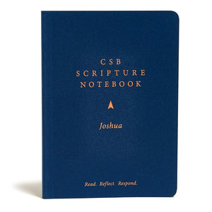CSB Scripture Notebook, Joshua, Black Letter, Single-Column, Notetaking, Journaling Space, Sermon Series, Personal Study, Concise Format, Easy-to-Read Bible Serif Type cover image