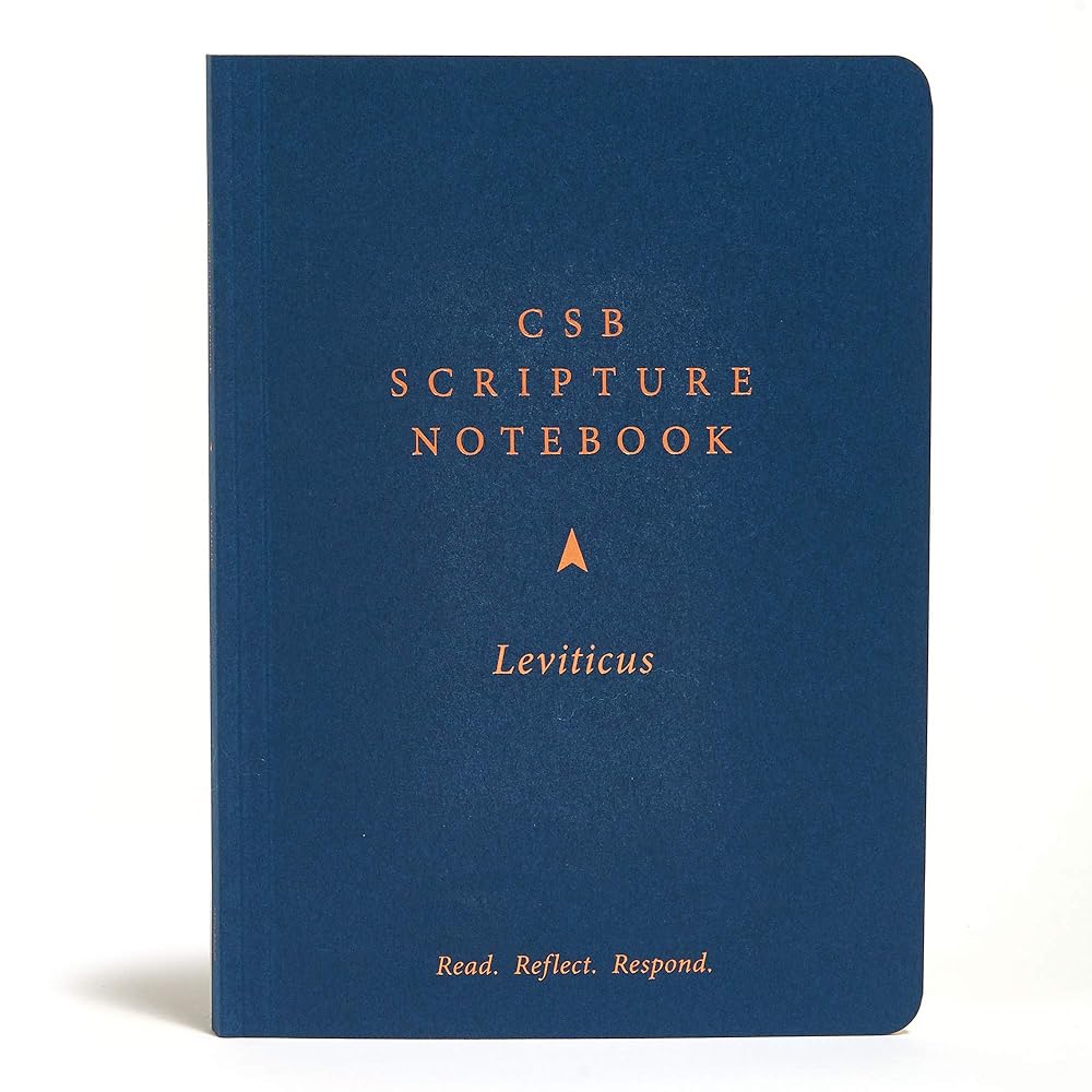 CSB Scripture Notebook, Leviticus, Black Letter, Single-Column, Notetaking, Journaling Space, Sermon Series, Personal Study, Concise Format, Easy-to-Read Bible Serif Type cover image