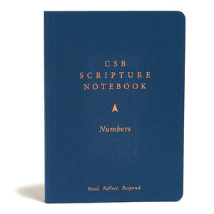 CSB Scripture Notebook, Numbers, Black Letter, Single-Column, Notetaking, Journaling Space, Sermon Series, Personal Study, Concise Format, Easy-to-Read Bible Serif Type (CSB Scripture Notebooks) cover image