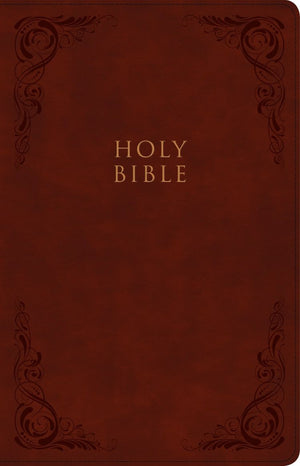 KJV Large Print Personal Size Reference Bible, Burgundy LeatherTouch, Red Letter, Pure Cambridge Text, Presentation Page, Cross-References, Full-Color Maps, Easy-to-Read Bible MCM Type *Very Good*