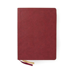CSB Holy Land Illustrated Bible, Burgundy LeatherTouch, Indexed, Black Letter, Full-Color Design, Articles, Photos, Illustrations, Easy-to-Read Bible Serif Type