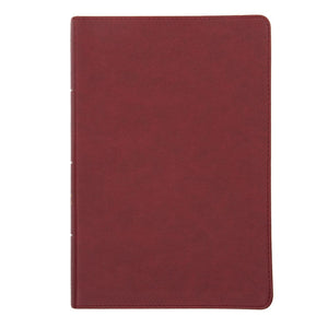 NASB Giant Print Reference Bible, Burgundy LeatherTouch, Red Letter, Presentation Page, Cross-References, Full-Color Maps, Easy-to-Read Bible Karmina Type
