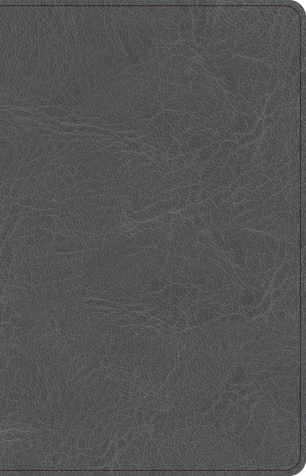 CSB Thinline Bible, Charcoal LeatherTouch, Red Letter, Presentation Page, Full-Color Maps, Easy-to-Read Bible Serif Type