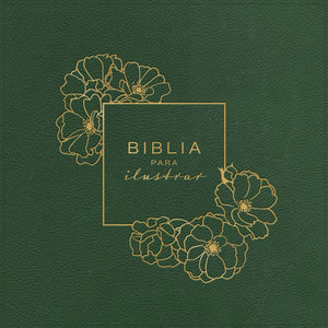 Reina Valera 1960 Biblia para ilustrar, verde simil piel (Spanish Edition)