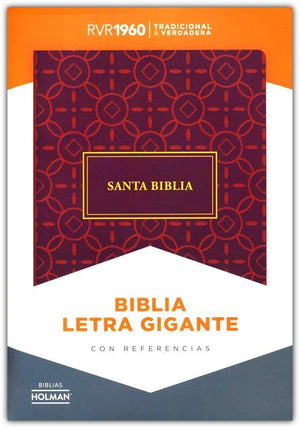 Biblia Reina Valera 1960 Letra Gigante. Piel fabricada, negro / Giant Print Bible RVR 1960. Bonded Leather, Black (Spanish Edition)