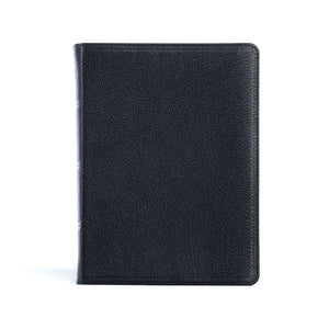 CSB Pastor's Bible, Verse-by-Verse Edition, Holman Handcrafted Collection, Black Premium Goatskin, Black Letter, Pastoral Helps and Study Tools, Cross-References, Maps, Easy-to-Read Bible Serif Type
