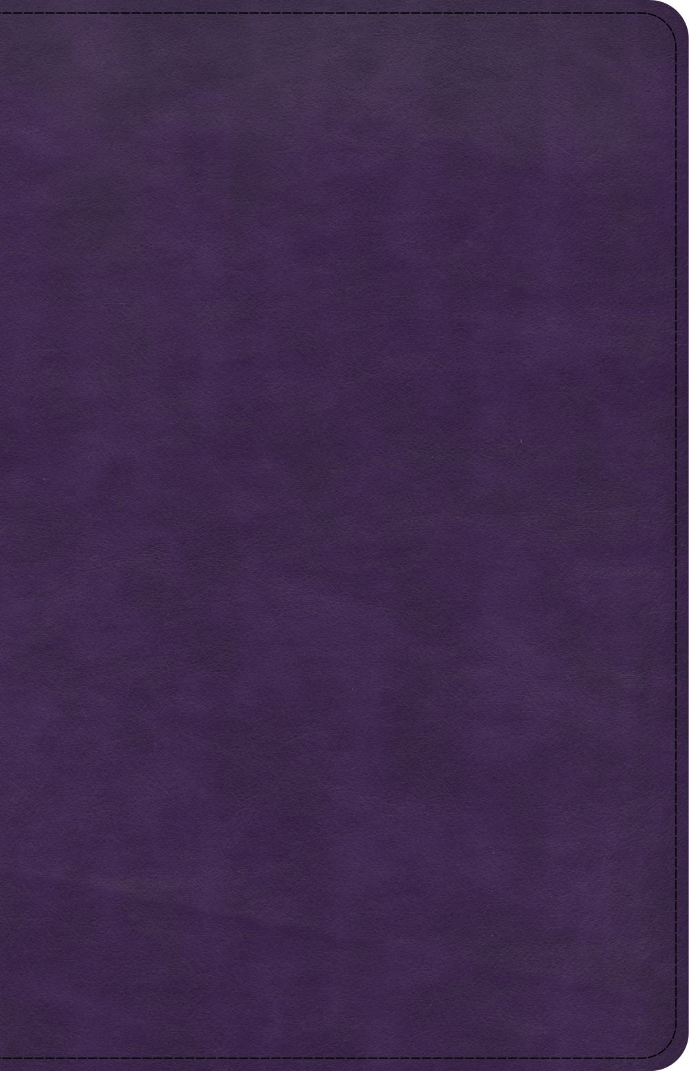 CSB Large Print Personal Size Reference Bible, Purple LeatherTouch, Indexed, Red Letter, Presentation Page, Cross-References, Full-Color Maps, Easy-to-Read Bible Serif Type
