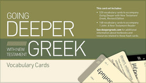 Going Deeper with New Testament Greek Vocabulary Cards cover image