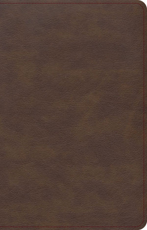 KJV Single-Column Compact Bible, Brown LeatherTouch, Red Letter, Pure Cambridge Text, Presentation Page, Full-Color Maps, Easy-to-Read Bible MCM Type