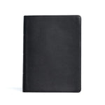 CSB Life Counsel Bible, Black Genuine Leather, Indexed, Black Letter, Articles, Word Studies, Quotes, Cross-References, Easy-to-Read Bible Serif Type cover image