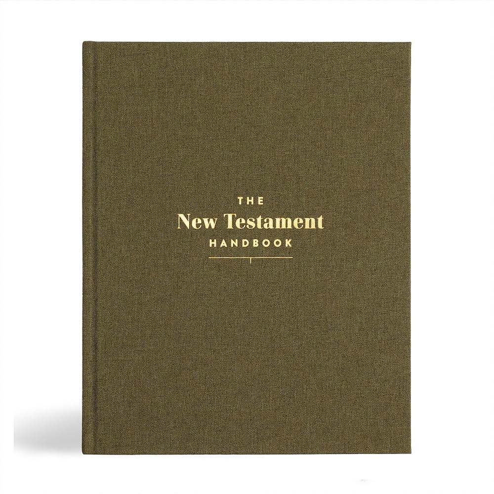 New Testament Handbook, Sage Cloth Over Board, Full-color Design, Commentary, Charts, Maps, Outlines, Timelines, Word Studies cover image