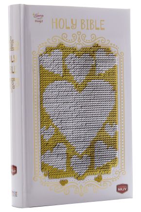 NKJV, Sequin Sparkle and Change Bible, Silver/Gold, Hardcover: New King James Version *Very Good*