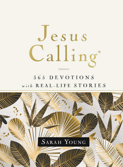 Jesus Calling, 365 Devotions with Real-Life Stories, Hardcover, with Full Scriptures *Very Good*