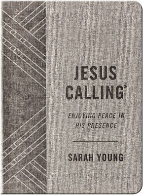 Jesus Calling (Textured Gray Leathersoft): Enjoying Peace in His Presence (with Full Scriptures)