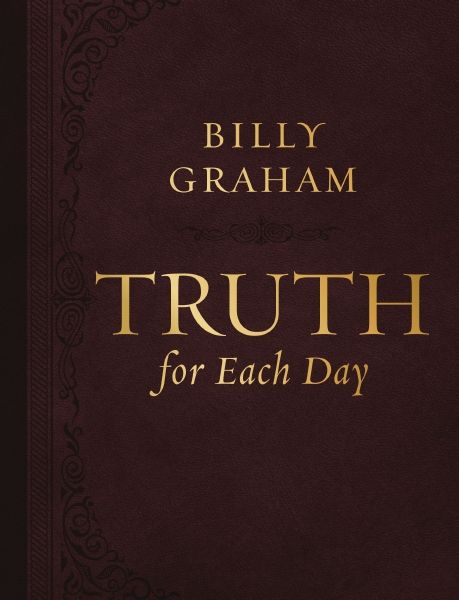 Truth for Each Day, Large Text Leathersoft: A 365-Day Devotional *Good*