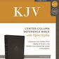 KJV, Center-Column Reference Bible with Apocrypha, Hardcover, 73,000 Cross-References, Red Letter, Comfort Print: King James Version