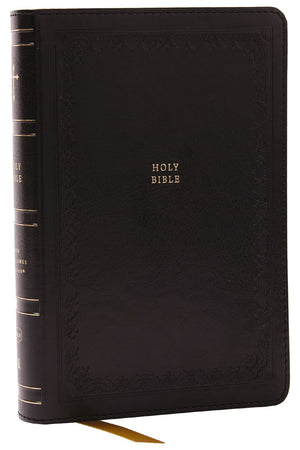 NKJV Compact Paragraph-Style Bible w/ 43,000 Cross References, Black Leathersoft, Red Letter, Comfort Print: Holy Bible, New King James Version: Holy Bible, New King James Version *Very Good*