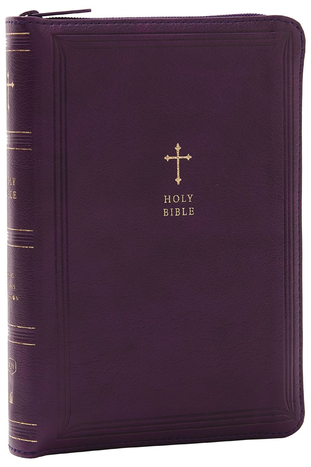 KJV Holy Bible: Compact with 43,000 Cross References, Purple Leathersoft Zipper Closure, Red Letter, Comfort Print: King James Version *Very Good*