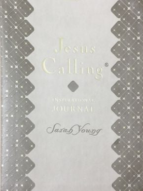 Gray Inspirational Journal with Quotes from Jesus Calling