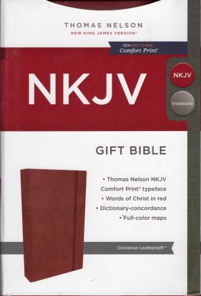NKJV Gift Bible Brown *Very Good*