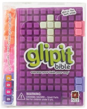 glipit Bible NLT (Silicone, Purple) *Like New*