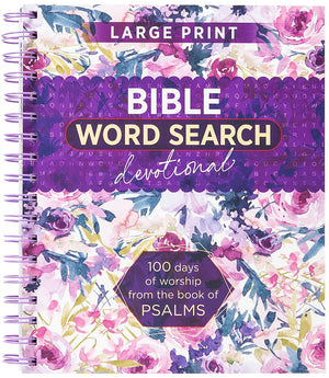 Bible Word Search Devotional: 100 Days of Worship from the Book of Psalms