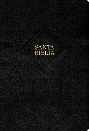 RVR 1960 Biblia letra grande tamano manual, negra, piel fabricada (edicion 2023)/ RVR 1960 HSGP Bible black bonded leather 2023 edition (Spanish Edition)