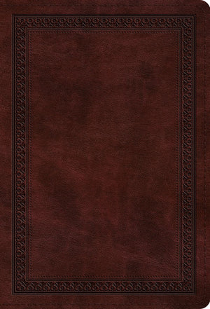 ESV Value Compact Bible (TruTone, Mahogany, Border Design)