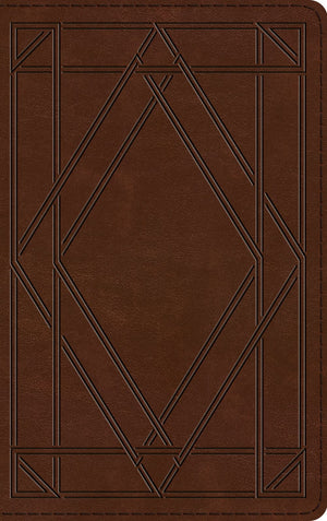 ESV Thinline Bible (TruTone, Chestnut, Wood Panel Design)