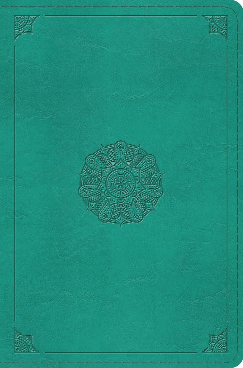 ESV Compact Bible (TruTone, Turquoise, Emblem Design)