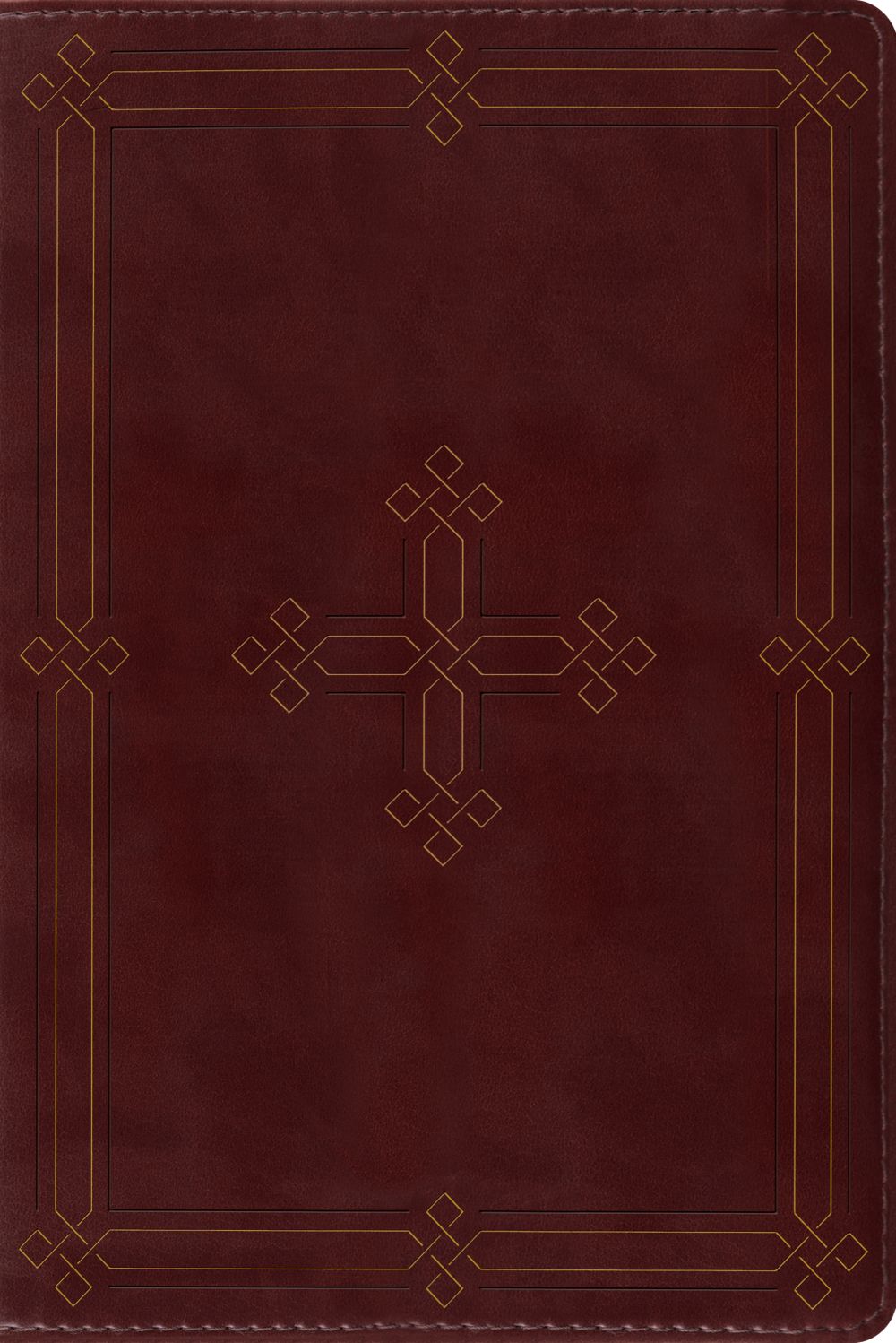 ESV Study Bible, Personal Size (TruTone, Crimson, Engraved Cross Design)