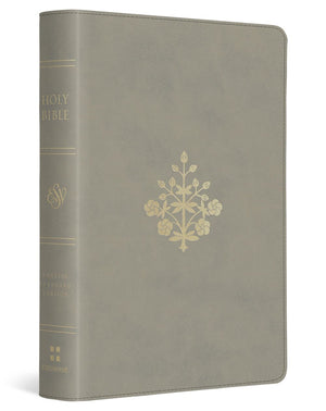 ESV Large Print Compact Bible, Red Letter (TruTone, Stone, Branch Design): Holy Bible, English Standard Version