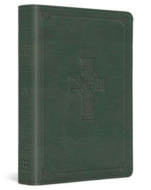 ESV Value Large Print Compact Bible (TruTone, Quiet Forest, Celtic Cross Design): Holy Bible, English Standard Version