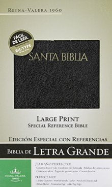 Biblia Edicion Especial con Referencias: Reina-Valera 1960, Negro, Piel Fabricada/ Black Bonded Leather (Spanish Edition)