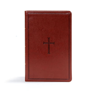 CSB Ultrathin Reference Bible, Brown LeatherTouch *Like New*