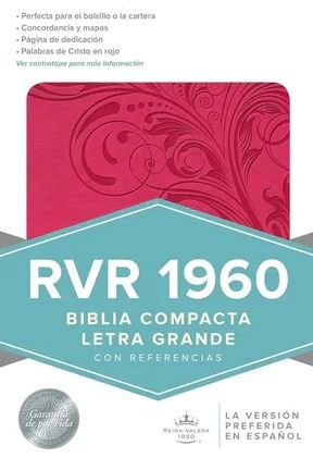 santa biblia compacta. reina valera 1960 con concordancia rosa (Spanish Edition)