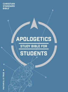 CSB Apologetics Study Bible for Students, Hardcover, Black Letter, Teens, Study Notes and Commentary, Ribbon Marker, Sewn Binding, Easy-to-Read Bible Serif Type *Very Good*